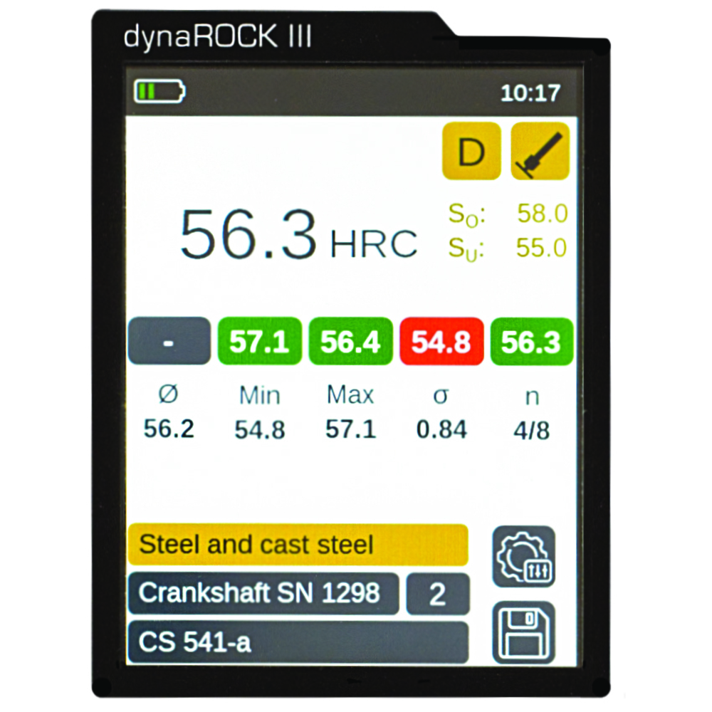 Leeb Hardness Tester dynaROCK III